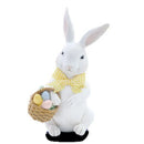 Coelho C/ Gravata Amarela e Cesta de Ovos