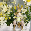 Arranjo temático Páscoa para decoração - 35 x 20 x 19